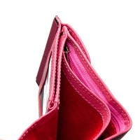 Женский кожаный кошелек Bright DR. BOND WS-33 plum-red