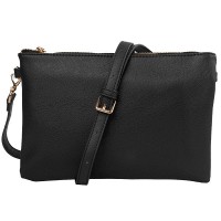 Женская сумка-клатч из кожзама AMELIE GALANTI A991705-black