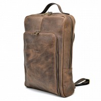 Кожаный мужской рюкзак TARWA TA-1241-4lx для ноутбука 17" дюймов