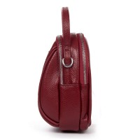 Женский молодежный кожаный клатч ALEX RAI 88082 bordo