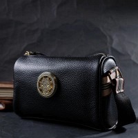 Молодежная женская кожаная сумка через плечо Vintage 22262 
