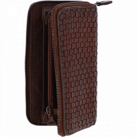 Женский кожаный кошелек Ashwood D81 Cognac (Коньячный)