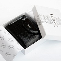 Женский лаковый кожаный кошелек PE DR. BOND PEW44-1 black