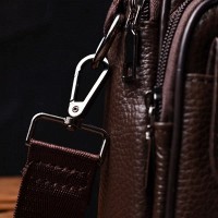 Кожаная мужская сумка через плечо Vintage 21952 