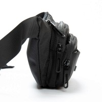 Мужская сумка на пояс Lanpad 6041 black
