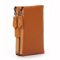 Женский кожаный кошелек Classik  DR. BOND WN-23-19 yellow
