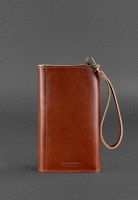 Женский кожаный клатч-органайзер (Тревел-кейс) BlankNote 5.1 светло-коричневый BN-TK-5-1-K