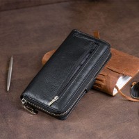 Мужской кожаный кошелек ST Leather 19300 Черный