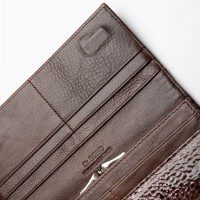 Женский лаковый кожаный кошелек PE DR. BOND PEW1-V-2 brown