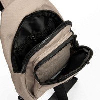 Мужская тканевая сумка-слинг Lanpad 86803 khaki мал