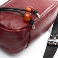 Женская кожаная сумка классическая ALEX RAI 93038 red