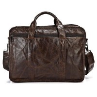 Деловая кожаная сумка Vintage 14056