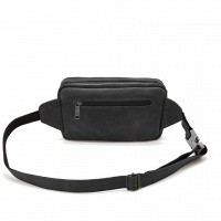 Мужская кожаная сумка бананка, сумка напоясная TARWA RA-0704-3md