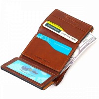 Кожаный женский кошелек ручной работы GRANDE PELLE 16786