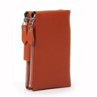 Женский кожаный кошелек Classik  DR. BOND WN-23-19 orange