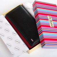 Женский кожаный кошелек Rainbow DR. BOND WRS-501-2 black