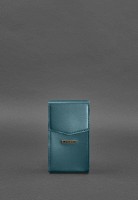 Набор женских кожаных сумок BlankNote  Mini поясная/ кроссбоди зеленые - BN-BAG-38-MALACHITE