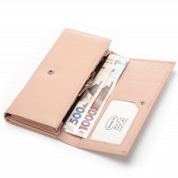 Женский кожаный кошелек Bright DR. BOND W46 pink purple