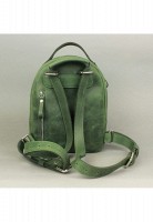 Рюкзак  женский  кожаный Groove S зеленый винтажный TW-GROOVE-S-GREEN-CRZ