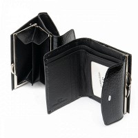 Женский кошелек из кожи LR SERGIO TORRETTI WS-11 black