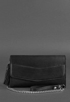 Женская кожаная сумка Элис BlankNote черная crazy horse BN-BAG-7-G-KR