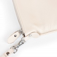 Молодежный клатч из кожи ALEX RAI 8801-2 white