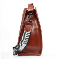 Женская кожаная сумка через плечо ALEX RAI 9701 camel