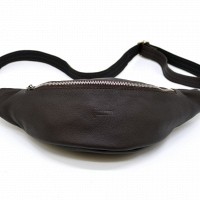 Кожаная коричневая сумка на пояс Tarwa fc-3005-4lx