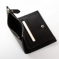 Женский кожаный кошелек Classik  DR. BOND WN-23-8 black