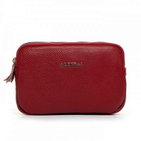 Молодежный клатч из кожи ALEX RAI BM 60061-4 bordo