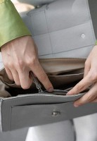 Женская кожаная сумка Ester серая TW-ESTER-GREY