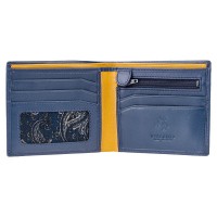 Мужской бумажник Visconti PM101 Pablo (blue/mustard)