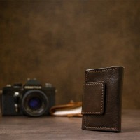 Визитница из натуральной кожи GRANDE PELLE 11410