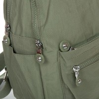 Женский тканевый рюкзак Jielshi 5293 d.green