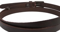Женский кожаный ремень Skipper 1407-15 темно-коричневый