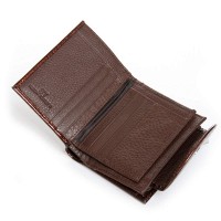 Женский кожаный лаковый кошелек SERGIO TORRETTI FEW44-1 brown