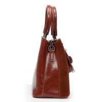 Женская замшевая сумка ALEX RAI 385 camel