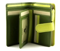 Женский кожаный кошелек Visconti Fiji rb51 lime m