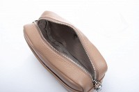 Женский молодежный кожаный клатч ALEX RAI 3801 beige