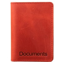 Кожаная обложка для документов DNK LEATHER dnk-minidoc-fileh-colh