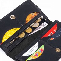 Женский кожаный кошелек GRANDE PELLE 11313 Черный