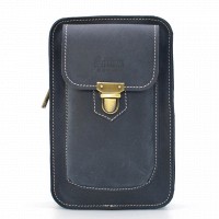 Мужская кожаная сумка через плечо и на пояс TARWA RKw-0075-3md