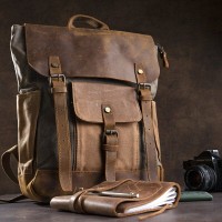 Рюкзак комбинированный дорожный Vintage 20113 Серый
