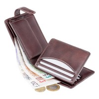 Мужское портмоне Visconti Tuscany TSC-48 BRN с защитой RFID