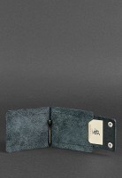 Кожаный зажим для купюр BlankNote 10.0 графит bn-pm-10-g