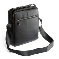 Мужская кожаная сумка через плечо BRETTON 3516-3 black