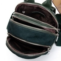 Женский замшевый рюкзак ALEX RAI 2058 green