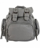 Женский серый рюкзак TRAUM 7235-27