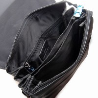 Мужская кожаная сумка через плечо BRETTON 5017-4 black