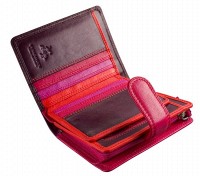 Женское кожаное портмоне Visconti rb40 plum m